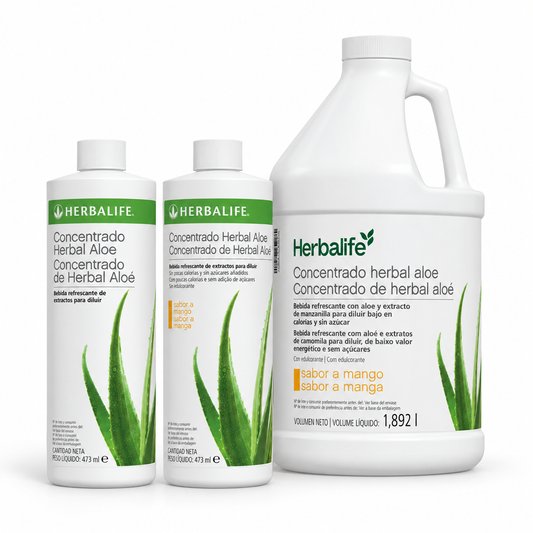 Concentrado de Herbal Aloé Herbalife – Clássico e Manga